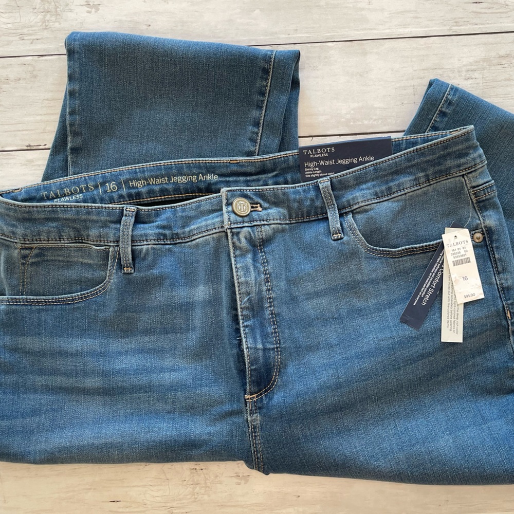 Talbots High Waist Jegging Ankle NWT